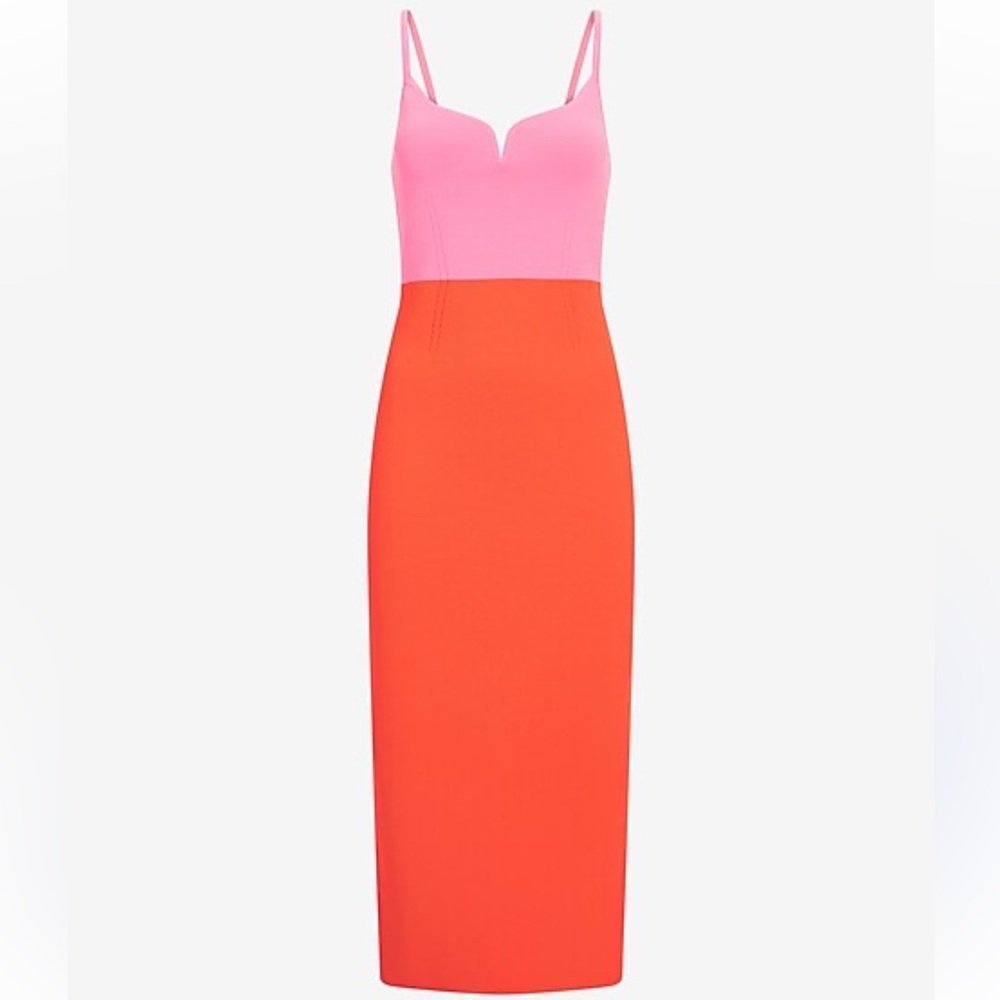 Pink and Orange Women's Dress